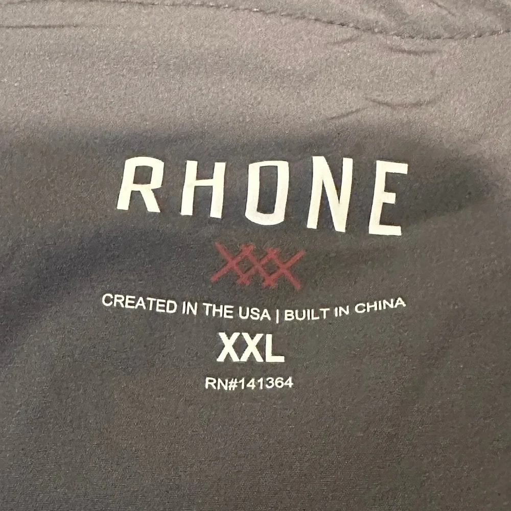 Rhone Mako‎ Athletic Shorts Mens XXL Charcoal Gray 7 Inch Inseam MAS-181